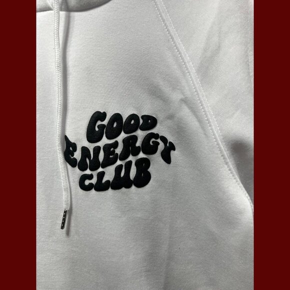 Rue 21 - Men's Long Sleeve Hooded Sweatshirt - White - Medium - Picture 10 of 14